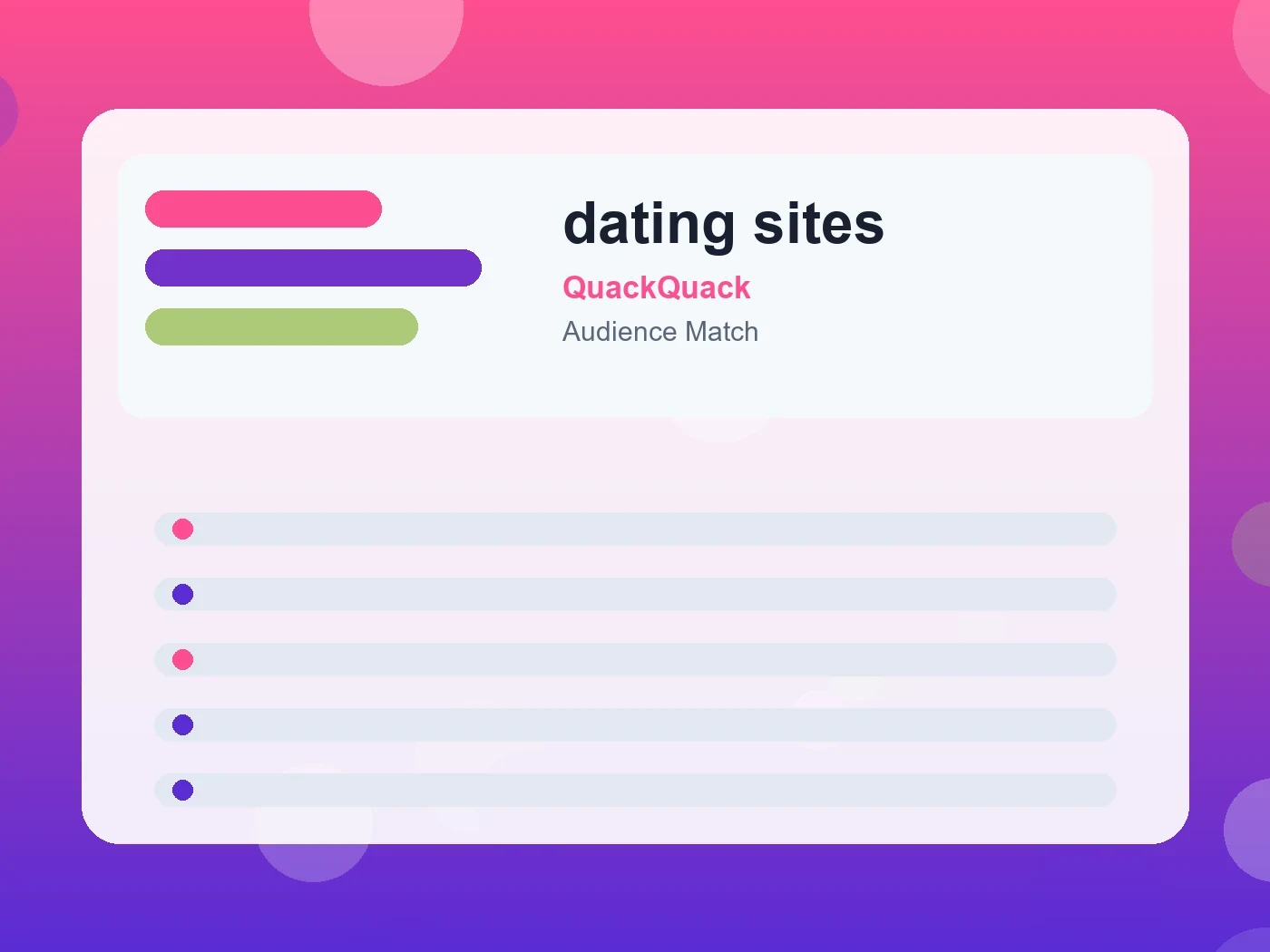 QuackQuack dating sites guide visual