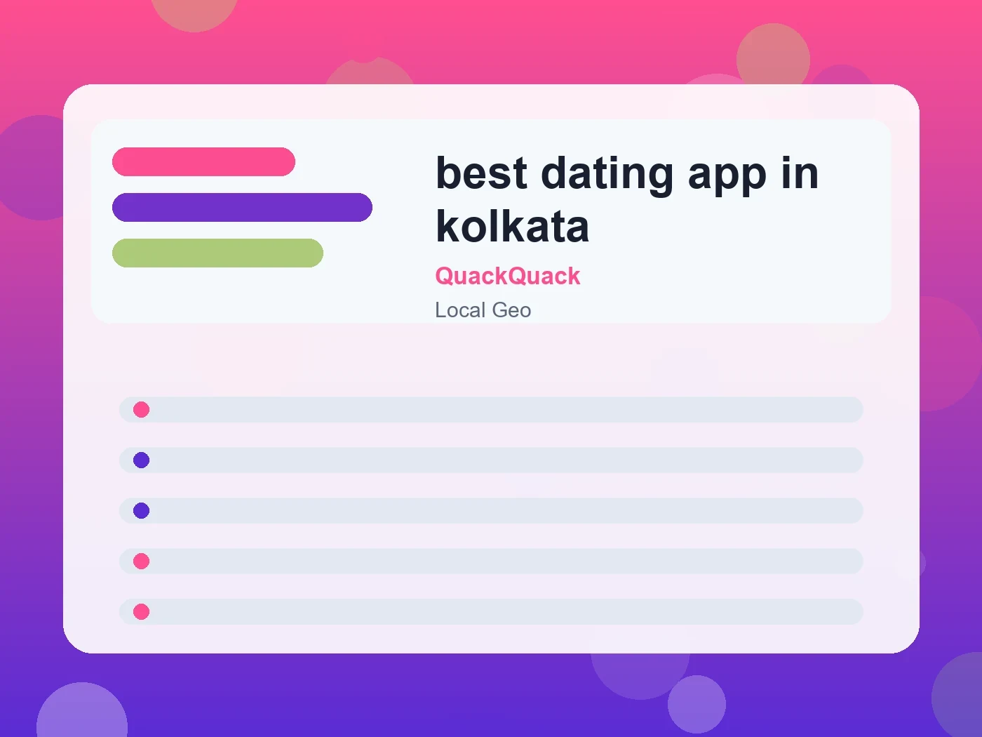 QuackQuack best dating app in kolkata guide visual