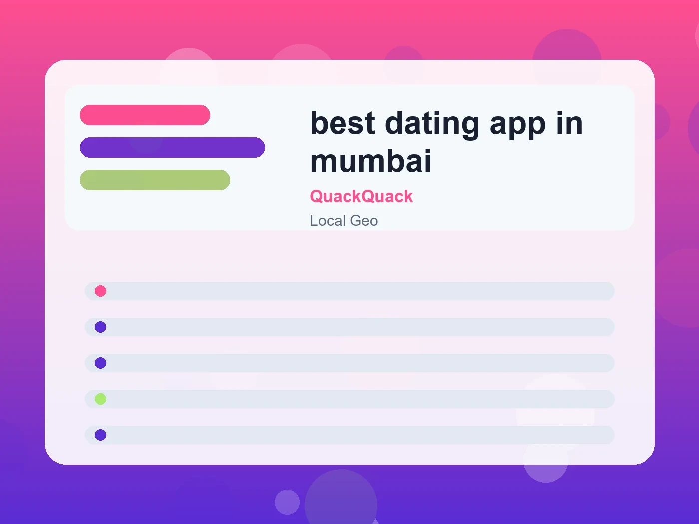 QuackQuack best dating app in mumbai guide visual