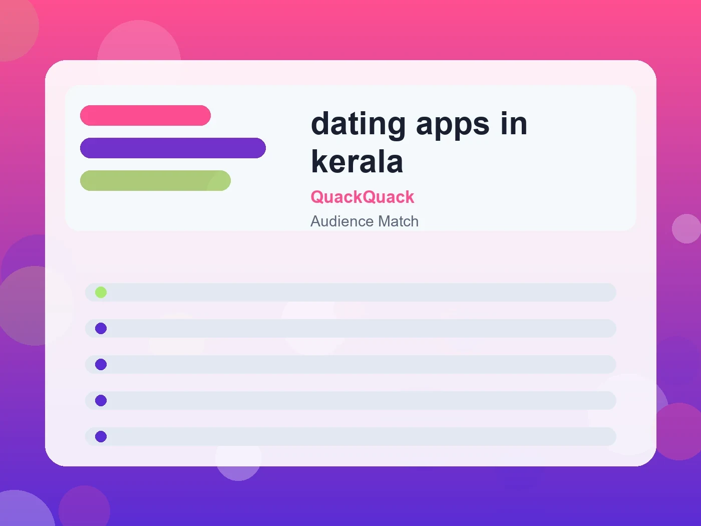 QuackQuack dating apps in kerala guide visual