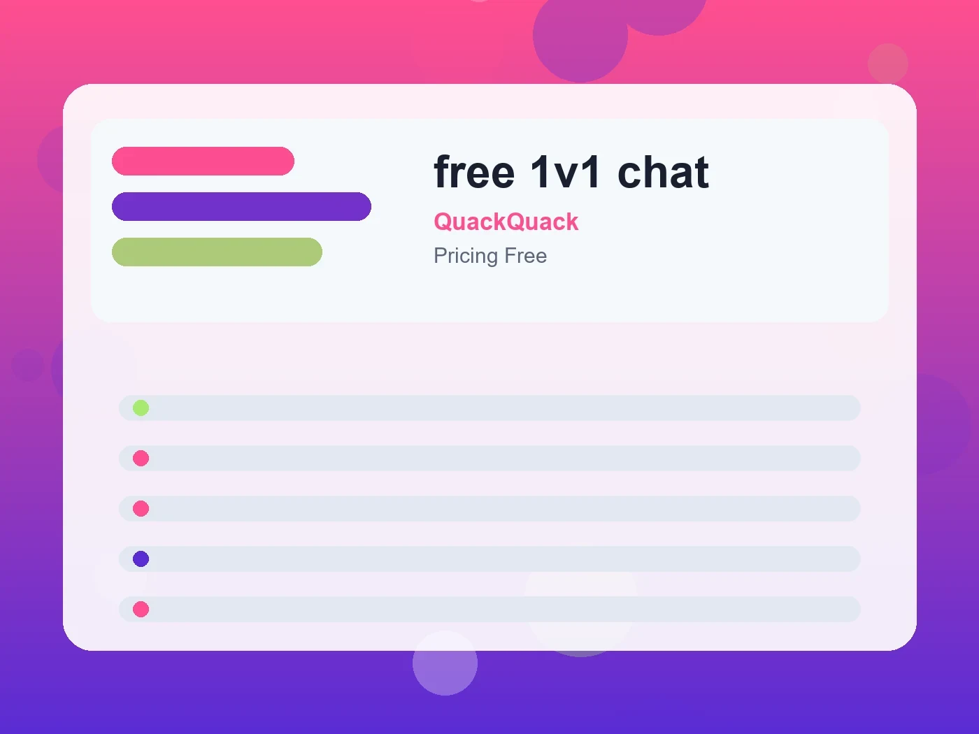 QuackQuack free 1v1 chat guide visual