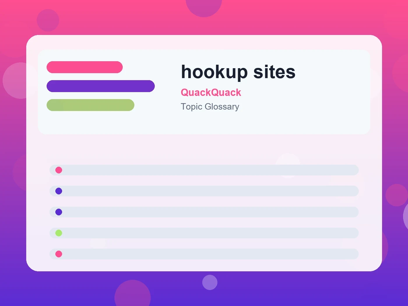 QuackQuack hookup sites guide visual