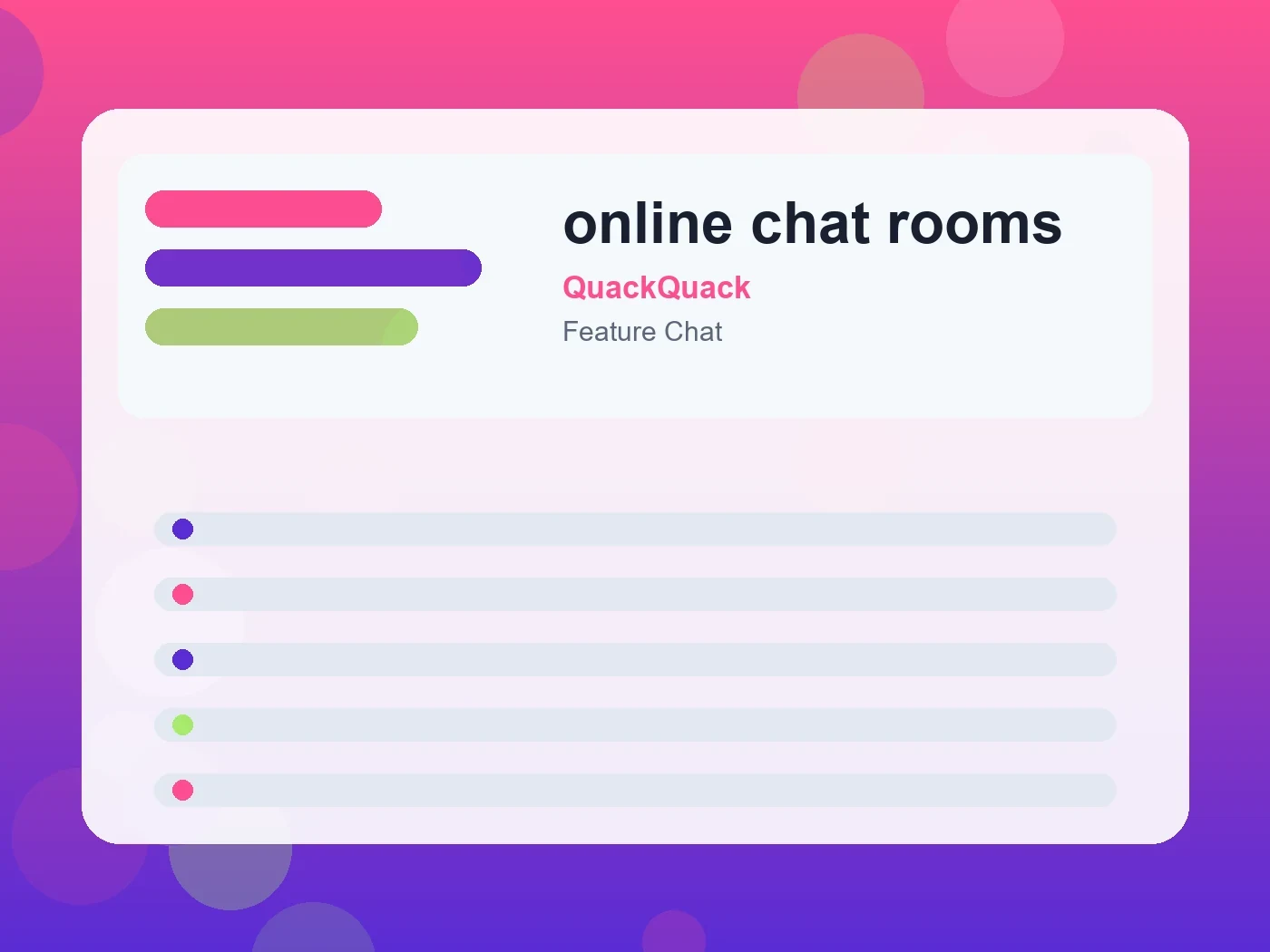 QuackQuack online chat rooms guide visual
