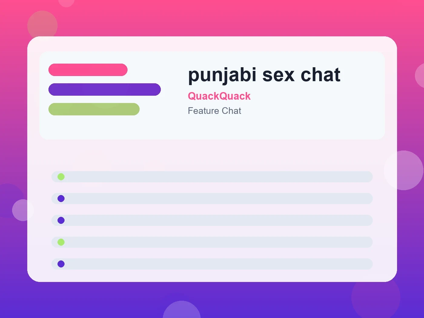 QuackQuack punjabi sex chat guide visual