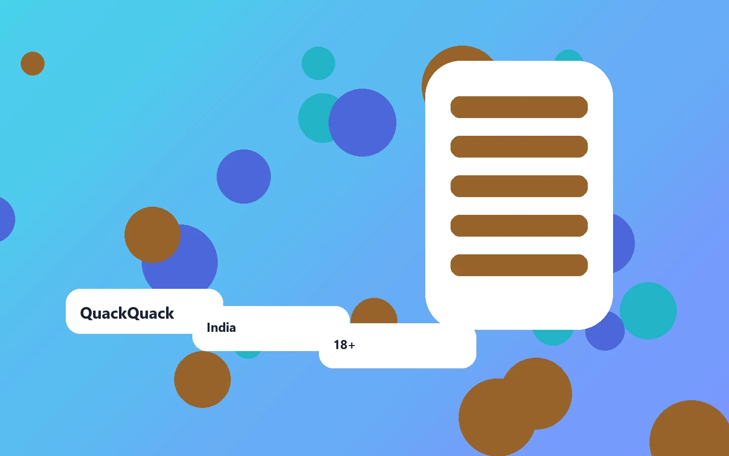 QuackQuack user guide
